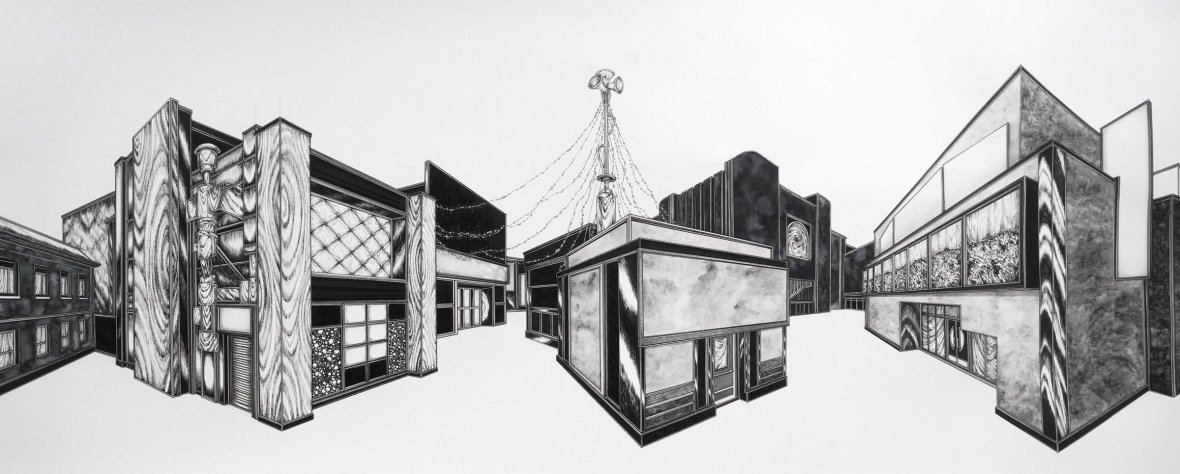 Detail of graphic piece